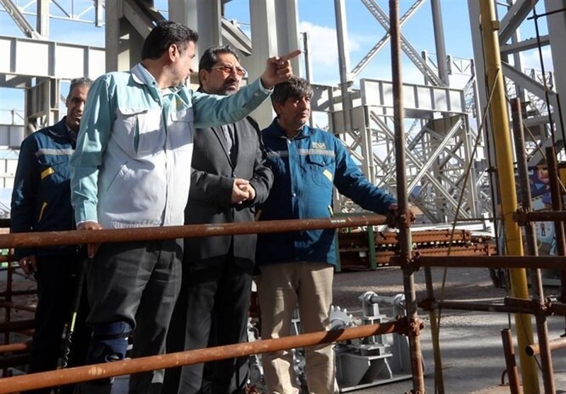 بازدید وزیر صمت از فولاد مبارکه پس از حمله آمریکا ـ صهیونیستی
