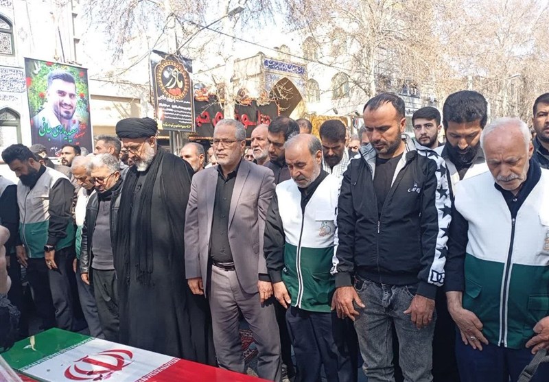 تشییع باشکوه پیکر 2 شهید حملات آمریکا و اسرائیل در شهریار+فیلم
