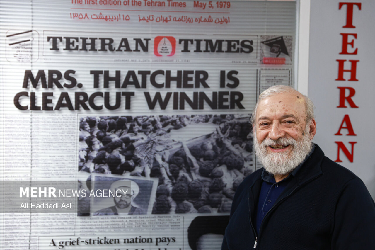 حضور محمدجواد لاریجانی در گروه رسانه ای مهر