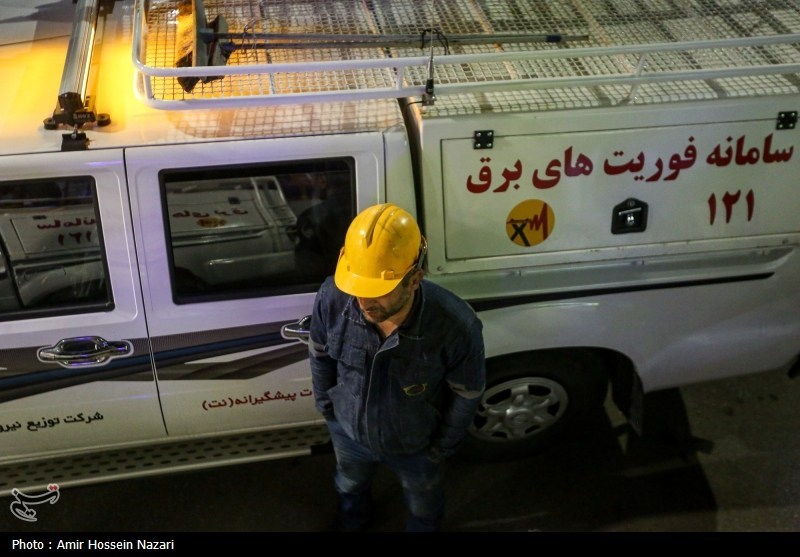 روشنایی شهر تهران به‌طور کامل برقرار است