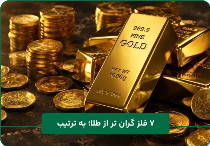 7 فلز گران تر از طلا؛ به ترتیب
