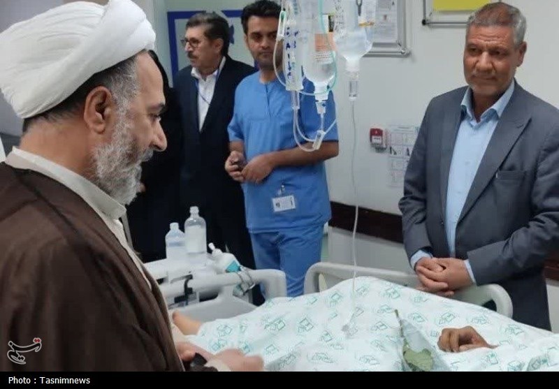 رئیس کل دادگستری زنجان از مجروحان جنگی در بیمارستان عیادت کرد