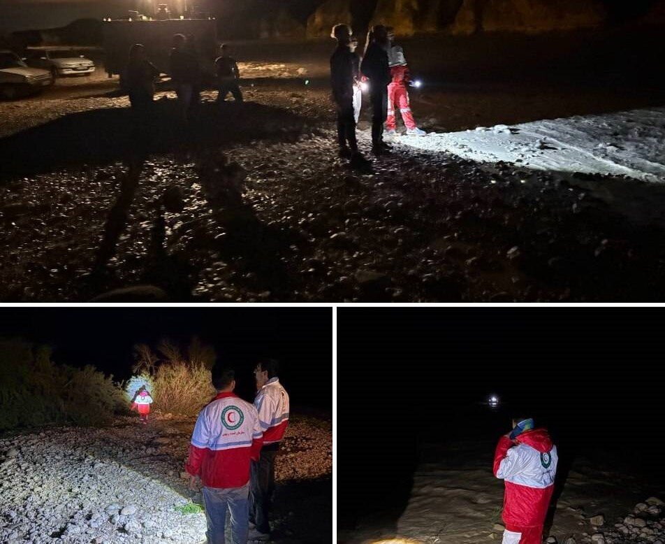 سرنشینان خودرو گرفتار در رودخانه جنگل گلوبردکان «ریز» نجات یافتند