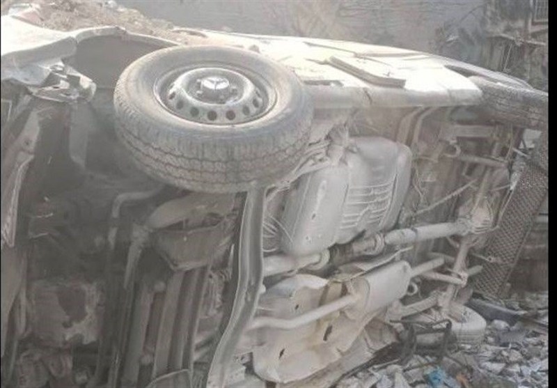 حمله موشکی دشمن صهیونی آمریکایی به آمبولانس در تهران