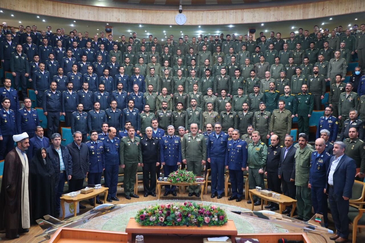 دیدار فرمانده نیروی هوایی با دانشجویان دافوس