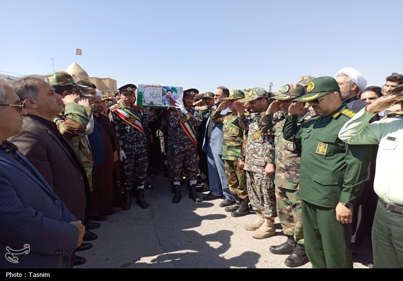 بدرقه باشکوه مدافع آسمان؛وداع مراغه‌ای‌ها با شهید مهداد پاشایی‌فرد