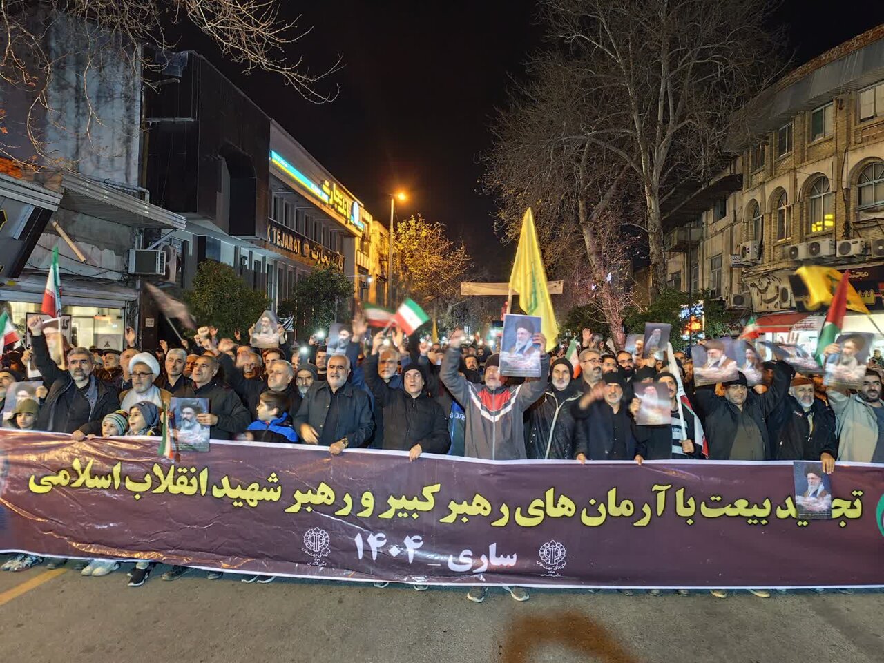 فریاد « حیدر حیدر» عزاداران امام شهید در ساری