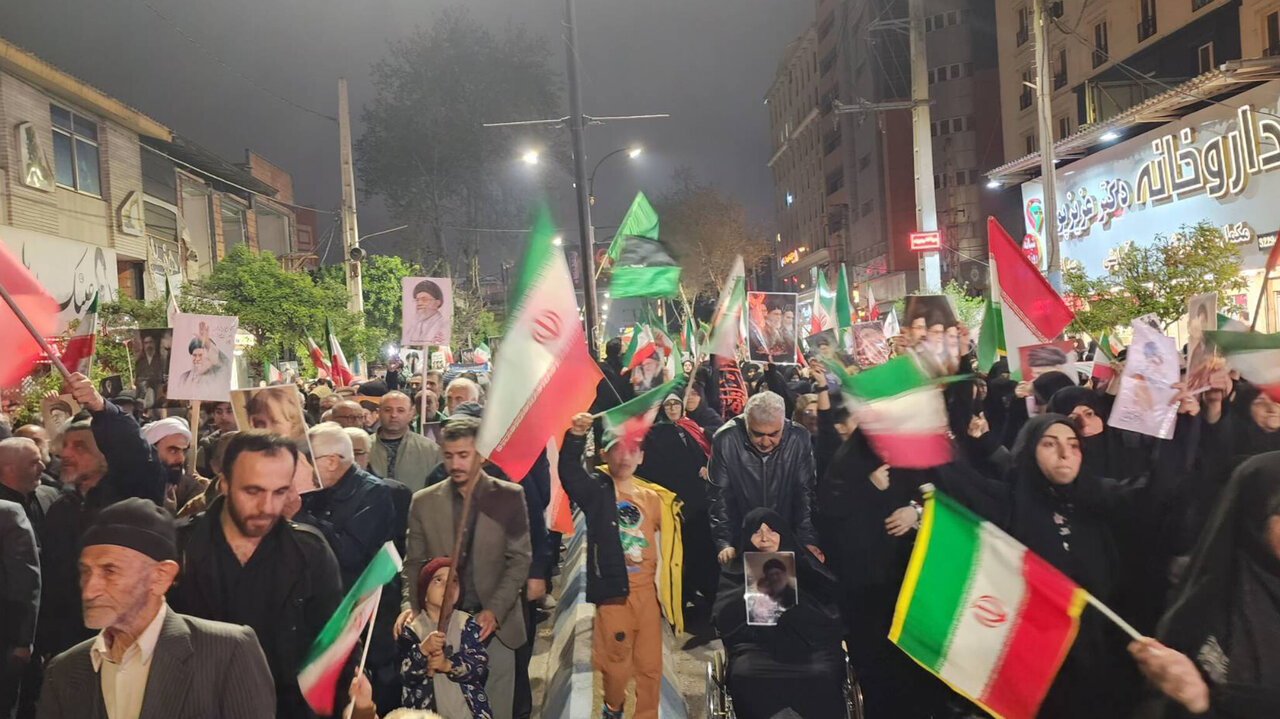اجتماع پرشور در خون‌خواهی رهبر شهید در بابل