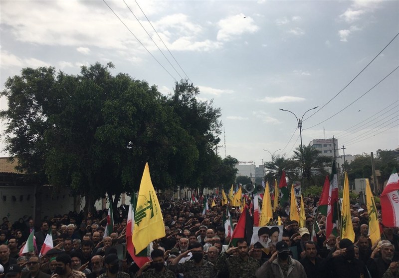 حضور حماسی مردم بوشهر در راهپیمایی روز جهانی قدس +فیلم