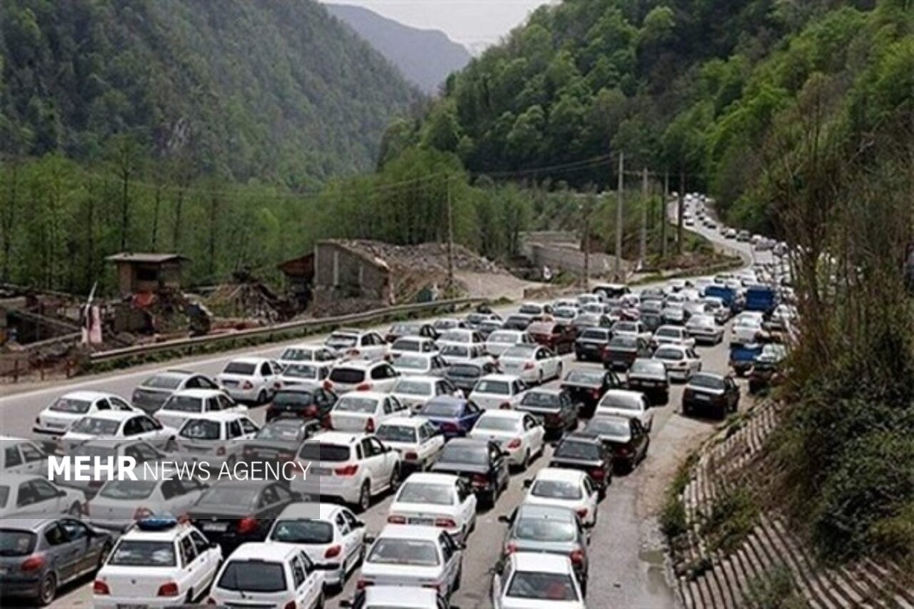 کندوان و آزادراه تهران–شمال یک‌طرفه شد