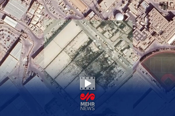 تصاویر ماهواره‌ای از خسارات واردشده به پایگاه آمریکا در بحرین