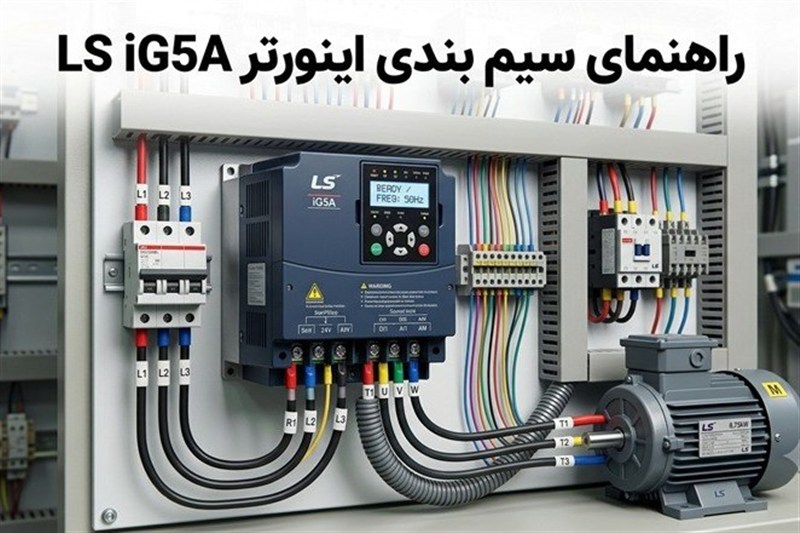 سیم بندی اینورتر ls ig5a