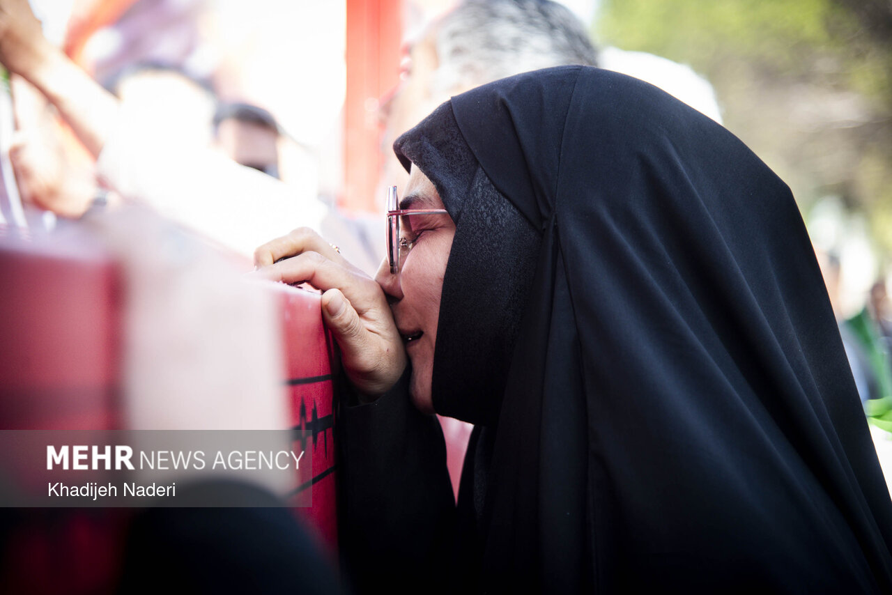 سخنان با صلابت همسر شهید عدنان داوری در رودان