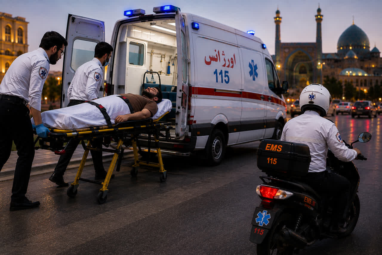 اورژانس تهران در شبانه روز گذشته ۷۶۱ مأموریت ترافیکی انجام داد