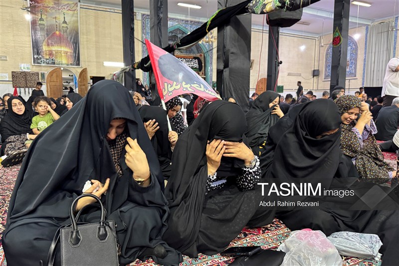 قشم در سوگ 3 شهید؛ تشییع پیکر قیصر، زهرا و سینا جعفری