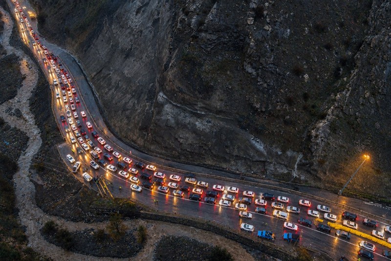 ترافیک سنگین در محورهای شمالی