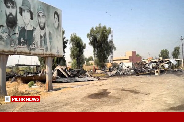 ویرانی به جای مانده از تجاوز سعودی- آمریکایی علیه حشد در نینوا