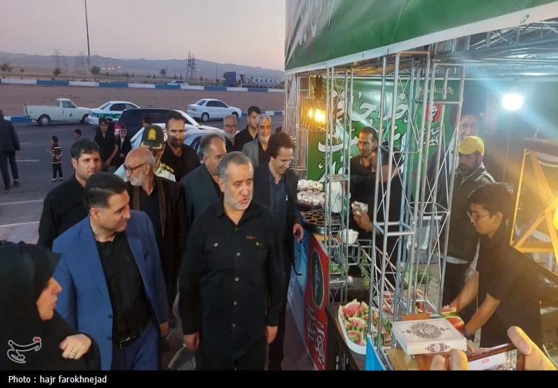بازدیداستاندار خراسان جنوبی کریدورهای خدمت‌رسانی به زائران رهبر شهید