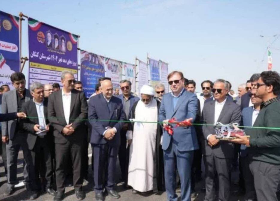 18 پروژه عمرانی بنیاد مسکن در کنگان افتتاح یا اجرا شد