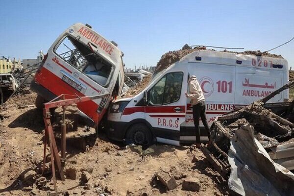 افشای جزئیات یک جنایت خونین درغزه؛شلیک ۱۰۰۰ گلوله به سمت کاروان امدادی