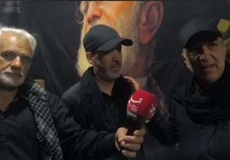 حضور پرشور خدمت گذاران مراسم بدرقه آقای شهید ایران