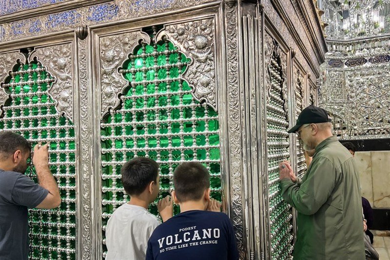 حضور قالیباف در حرم مطهر حضرت عبدالعظیم حسنی(ع)