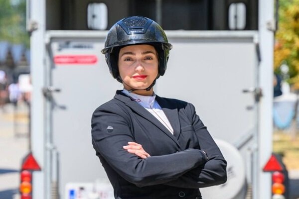 دختر سوارکار ایران در رده ۲۴ ایستاد