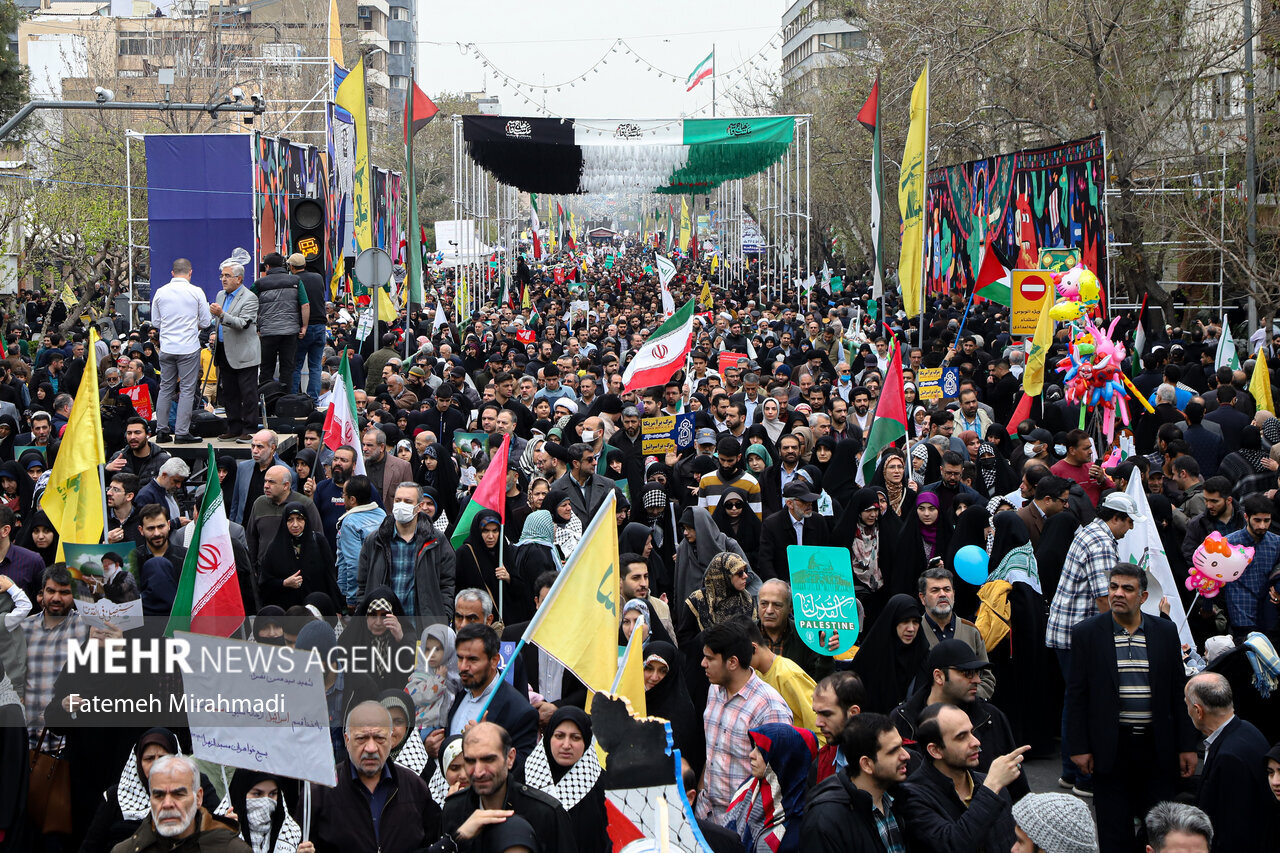 مازندران در آستانه روز قدس؛ تجلی وحدت و حمایت از فلسطین