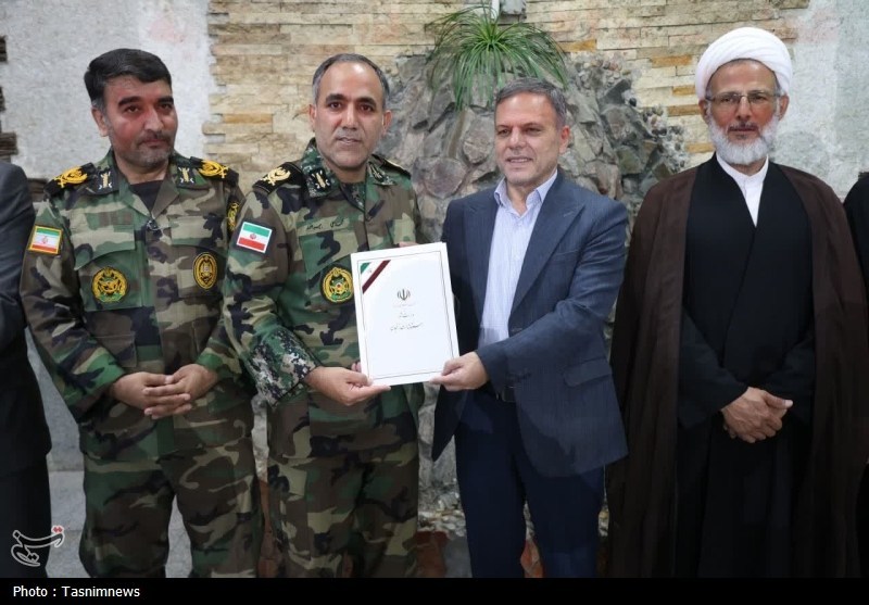 فرمانده تیپ 216 زرهی شهید غلامرضا مخبری نزاجا معرفی شد