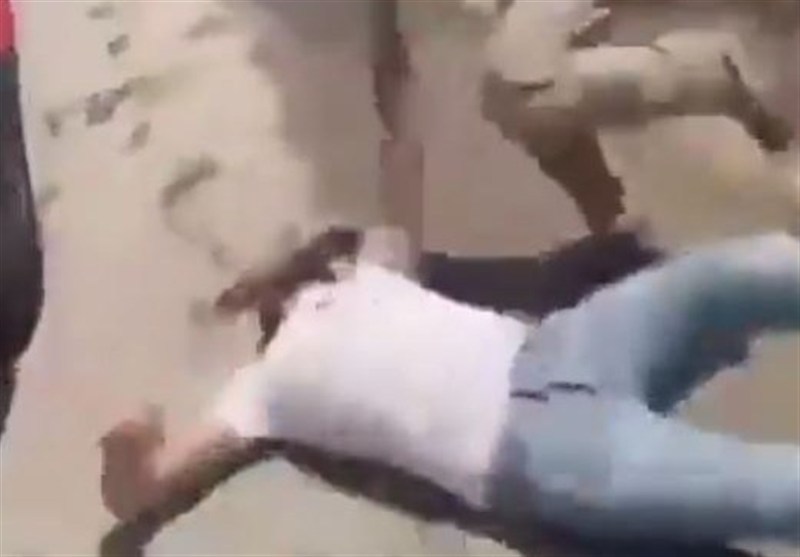 تصاویر اصابت گلوله شهرک نشینان صهیونیست به شهروند فلسطینی