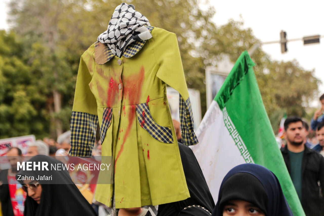 راهپیمایی روز جهانی قدس در شهر میناب