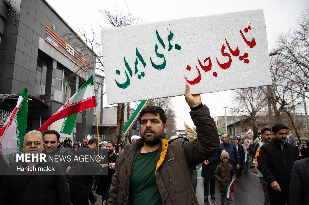 راهپیمایی ۲۲ بهمن در گرگان