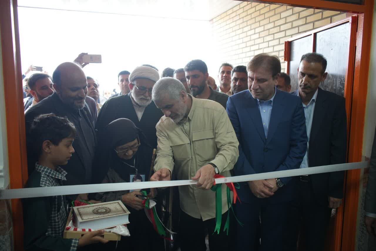 دبستان ۶ کلاسه شهید عباس روایی در جم به بهره‌برداری رسید