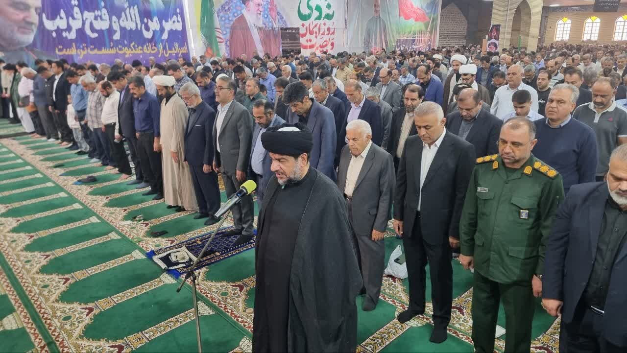 نماز عید سعید فطر در گناوه