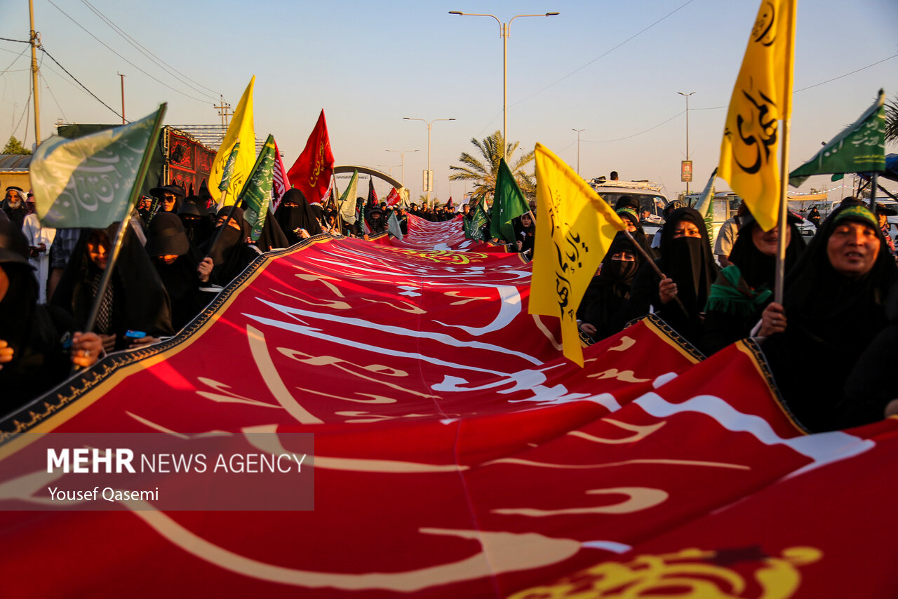 پرچم سرخ انتقام در طریق الحسین
