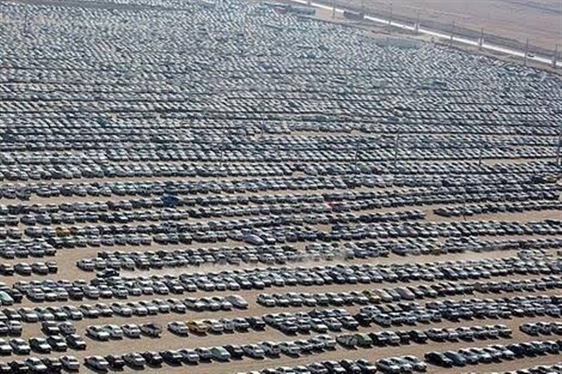 ببینید| صف خودروها در پارکینگ‌های مرز مهران‌/ گزارش ترافیک روان