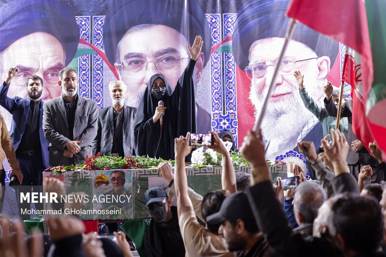 وداع با شهید بهنام رضایی در بوشهر