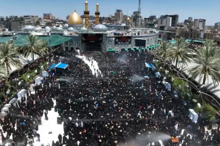 آمادگی نجف اشرف برای تشییع پیکر رهبر انقلاب اسلامی+تصاویر 