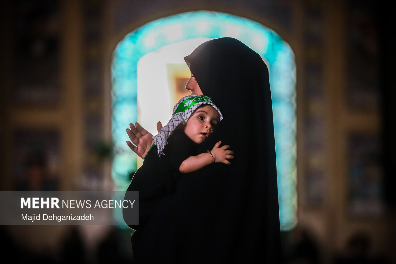 مراسم «شیرخوارگان حسینی» در یزد