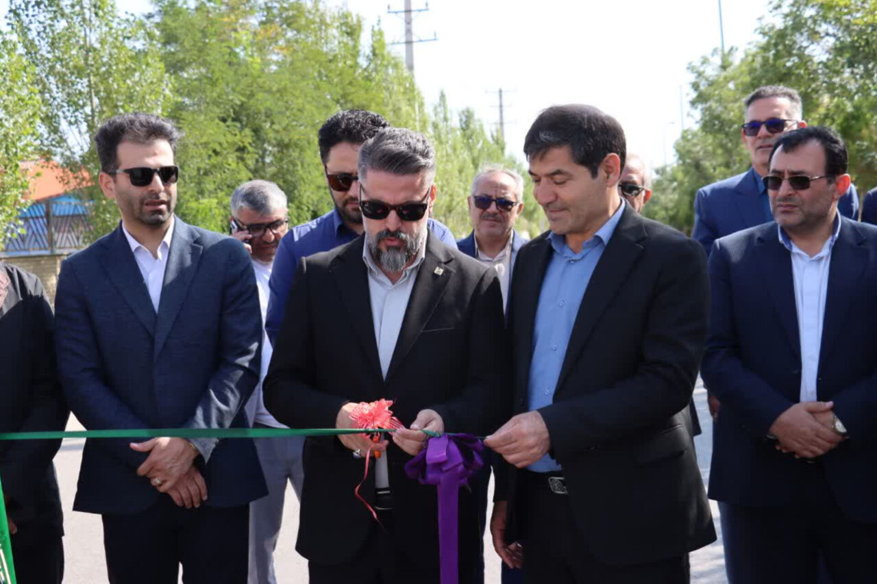 افتتاح دو پروژه مهم عمرانی و زیرساختی نواحی صنعتی شهرستان نمین