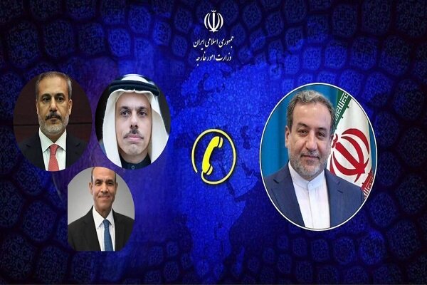 گفتگوی تلفنی وزیر امور خارجه ایران و وزرای امور خارجه کشورهای منطقه