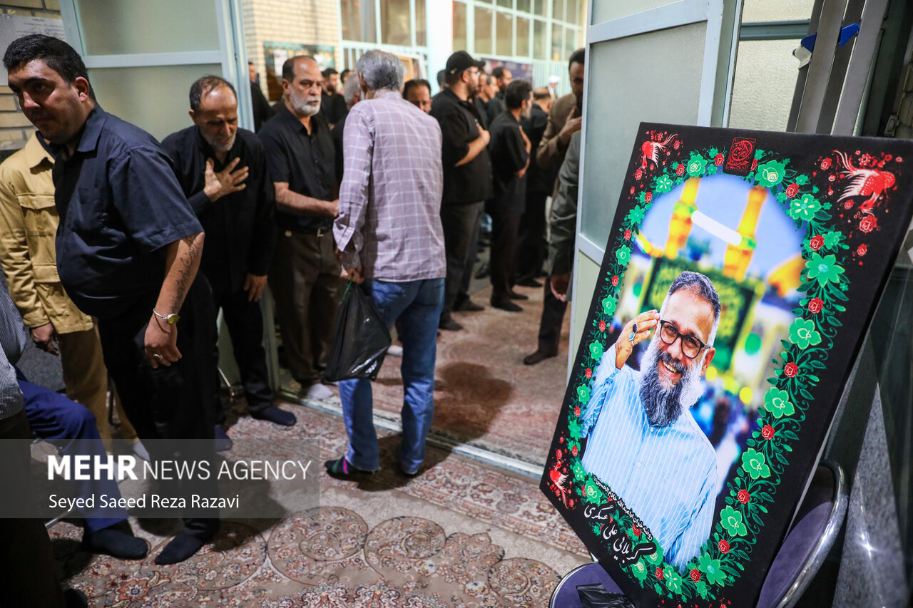 مراسم یادبود زنده‌یاد کربلایی «علی عسگری»