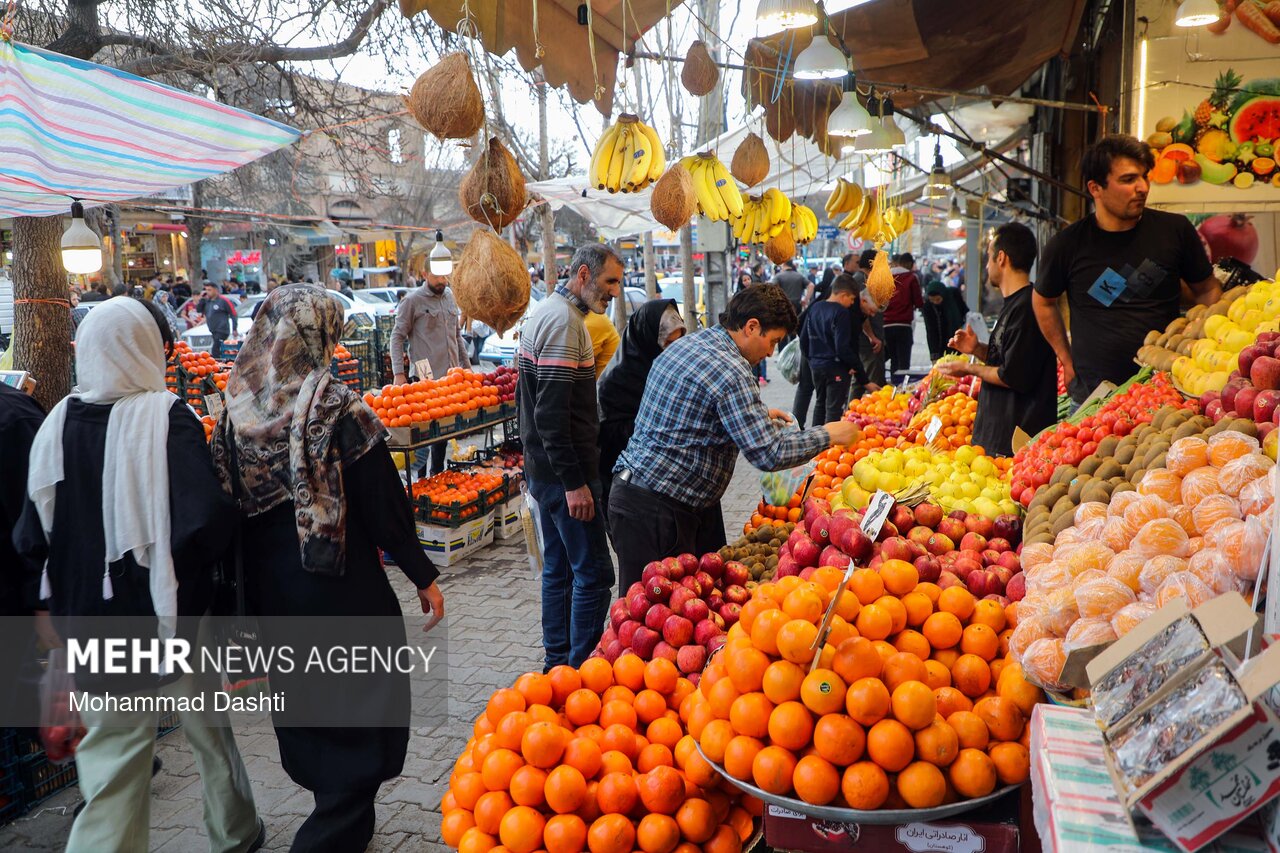 بازار اردبیل در آستانه عید نوروز