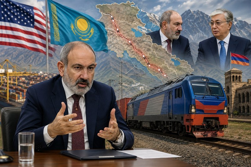 تلاش ارمنستان برای وارد کردن قزاقستان و قرقیزستان به «کریدور تریپ»