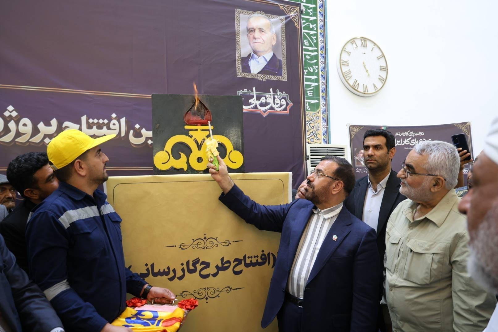 پایان گازرسانی به شهرهای فارس با افتتاح پروژه بلغان