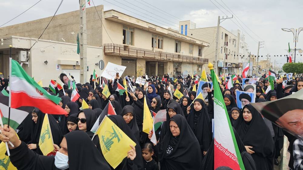 راهپیمایی روز قدس در بندر دیر