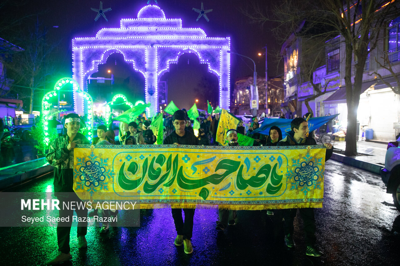 آذین بندی خیابان های تهران به مناسبت نیمه شعبان 1404