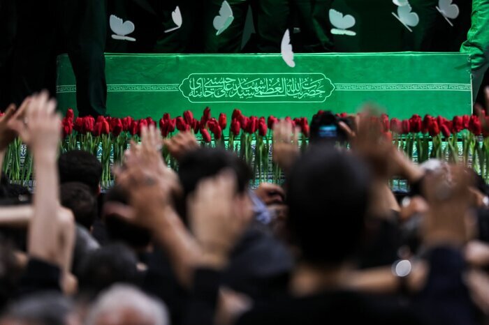 داغ بی‌تسلی در تشیع خامنه‌ای شهید