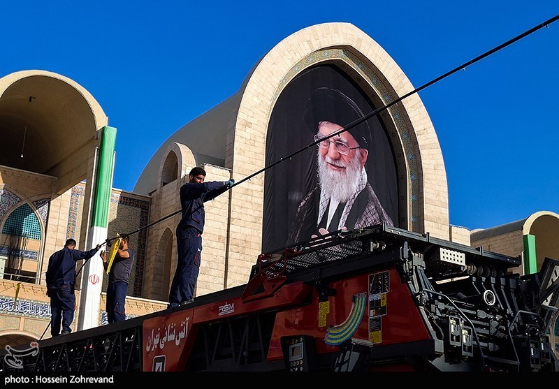 پوشش زنده مراسم وداع و تشییع رهبر شهید با «پرچمدار» و «تمام‌قد»