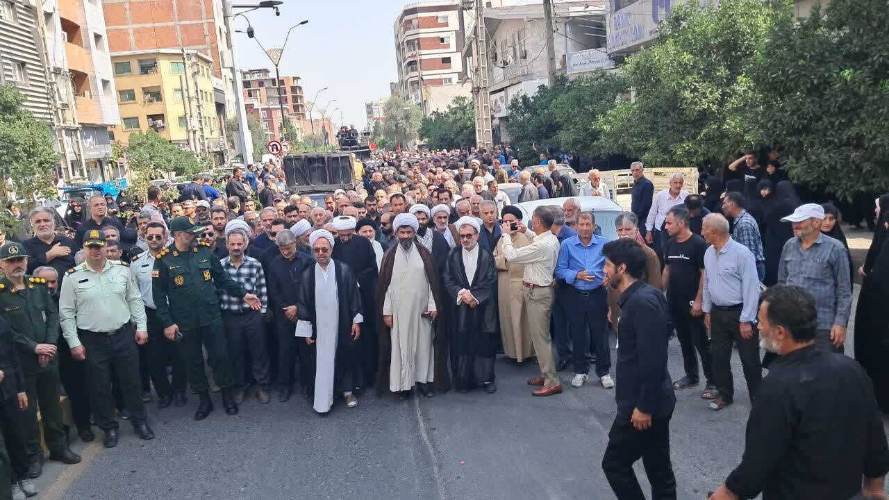 پیکر شهید «مهدی یعقوبی» در بهشهر تشییع شد